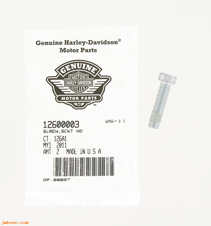   12600003 (12600003): Screw, 5/16"-18 x 1-1/4" Torx flat socket head - grade 8 - NOS