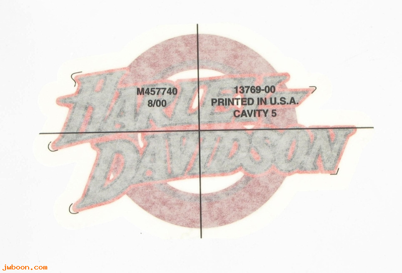   13769-00 (13769-00): Decal, fuel tank - NOS - Dyna Wide Glide, FXDWG '00-'01