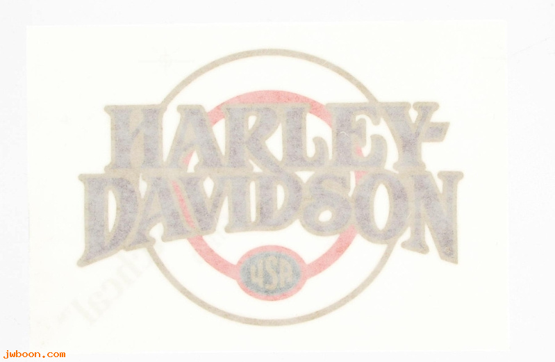   13813-00 (13813-00): Decal, fuel tank  "Harley-Davidson usa" - NOS - FLHTC/I '00-'02