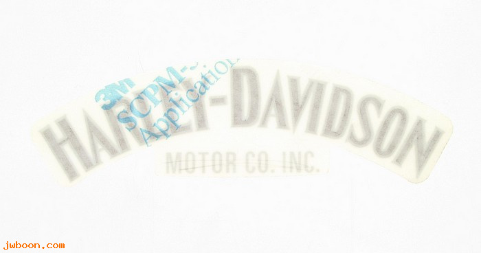   14003-82 (14003-82): Decal, fuel tank  "Harley-Davidson Moto Co. Inc." - NOS - FLT