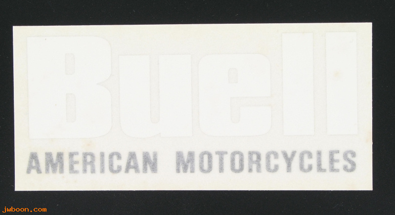   14602-95Y (14602-95Y): Decal, tank - white / gray - NOS - Buell S2/S3 Thunderbolt 95-98