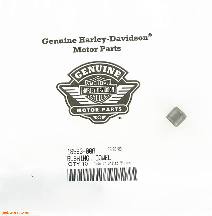   16583-00A (16583-00A): Bushing, dowel - NOS - Twin Cam '99-