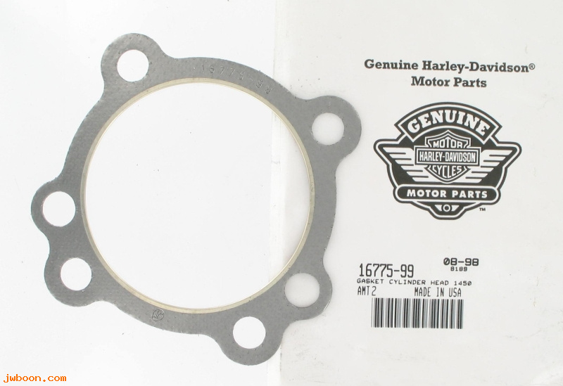   16775-99 (16775-99): Gasket, cylinder head - NOS - Twin Cam '99-'02