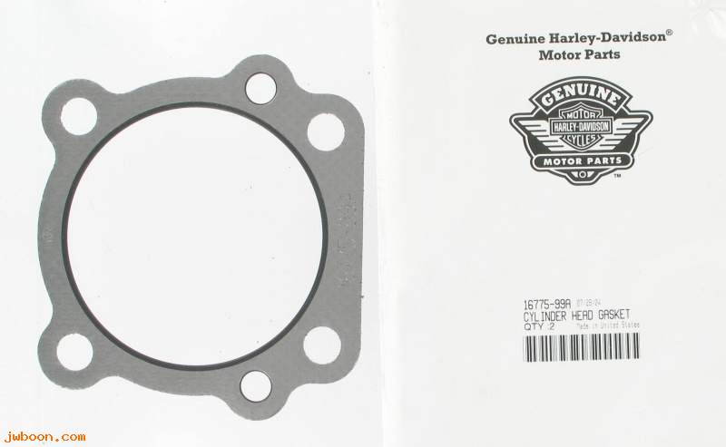   16775-99A (16775-99A): Gasket, cylinder head - NOS - Twin Cam '99-'05