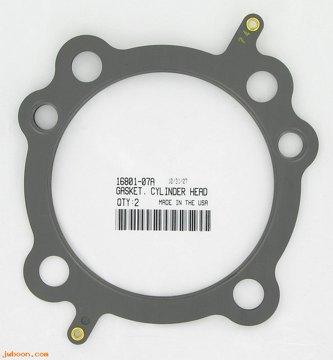   16801-07A (16801-07A): Gasket, cylinder head - 1800 CC - NOS - Twin Cam 110 '07-'08