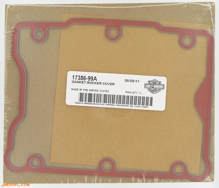   17386-99A (17386-99A): Gasket, rocker cover - NOS - Twin Cam