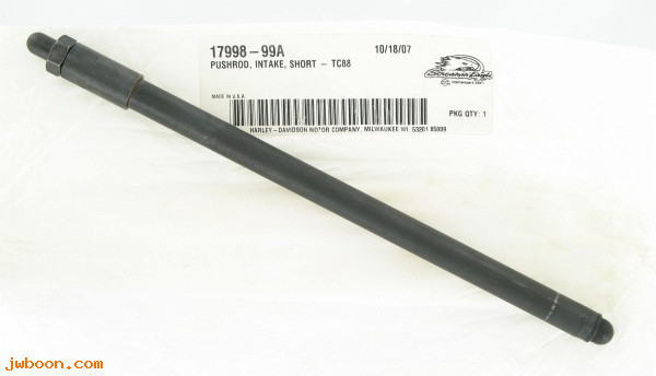   17998-99A (17998-99A): Push rod, intake - short - NOS - Twin Cam