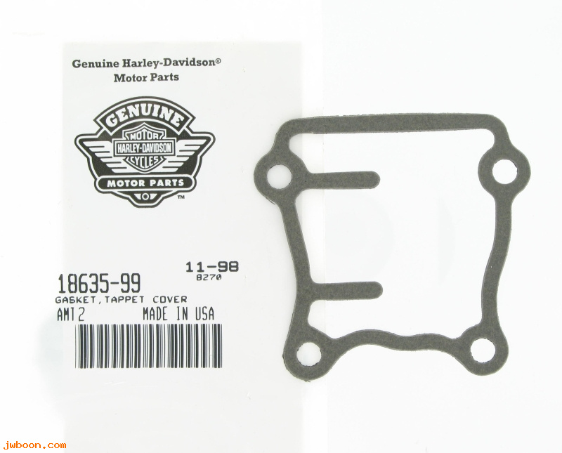   18635-99 (18635-99): Gasket, tappet cover - NOS - Twin Cam '99-'01