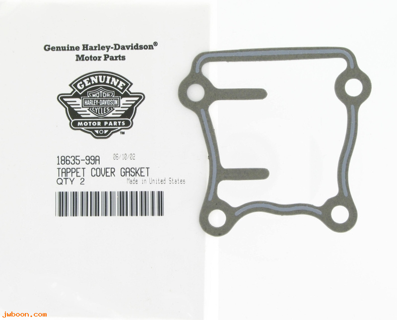   18635-99A (18635-99A): Gasket, tappet cover - NOS - Twin Cam '99-'04