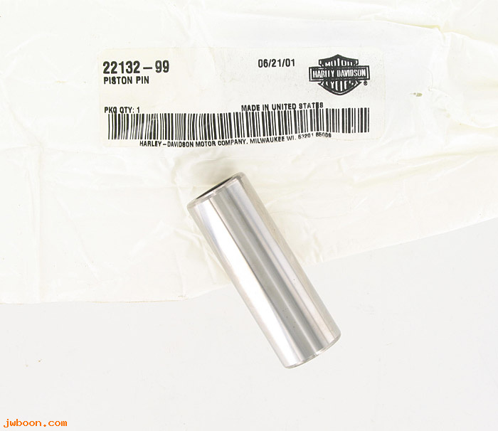   22132-99 (22132-99): Piston pin - NOS - Twin Cam '99-'06