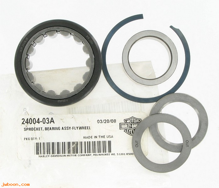   24004-03A (24004-03A / 24605-07): Left bearing assembly - flywheel - NOS - Twin Cam