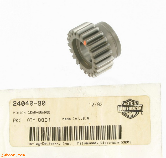   24040-90 (24040-90): Pinion gear, orange - NOS - Evo 1340cc '90-'92