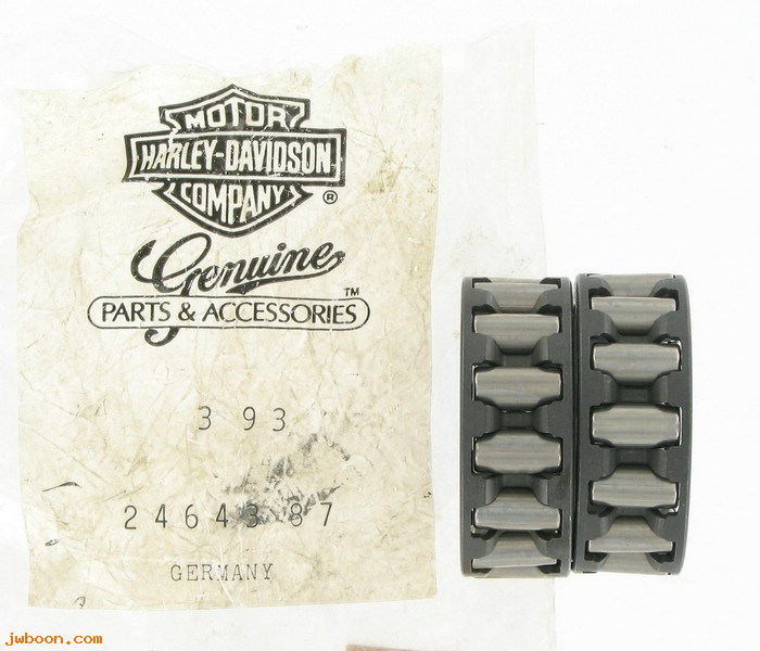   24643-87 (24643-87): Bearing set - gear side - NOS - Evo 1340cc '87-'96