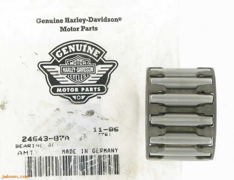   24643-87A (24643-87A): Bearing set - gear side - NOS - Evo 1340cc '87-'99