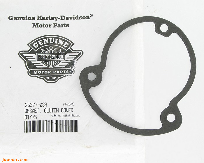   25377-03A (25377-03A /25351-00Y): Gasket - clutch cover - NOS - Buel XB, Blast '00-