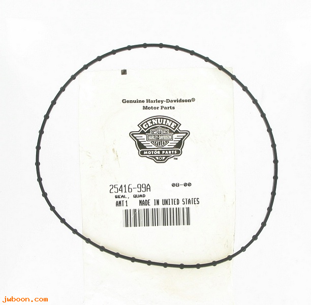   25416-99A (25416-99A): Quad seal - derby cover - NOS - Twin Cam '99-'02