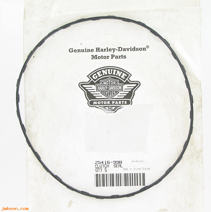   25416-99B (25416-99B): Quad seal - derby cover - NOS - Twin Cam '99-'04