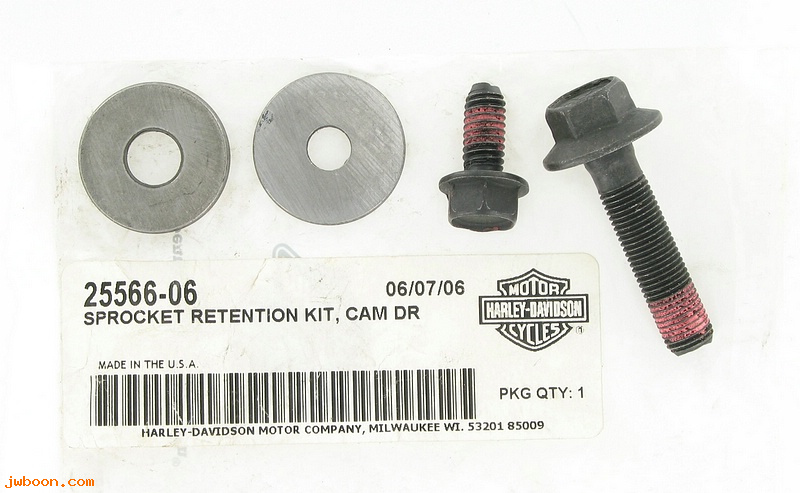   25566-06 (25566-06): Cam drive gear retention kit - NOS - Twin Cam '06