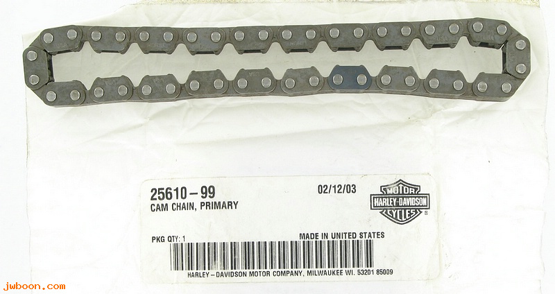   25610-99 (25610-99): Cam chain - primary - NOS - Twin Cam '99-'06