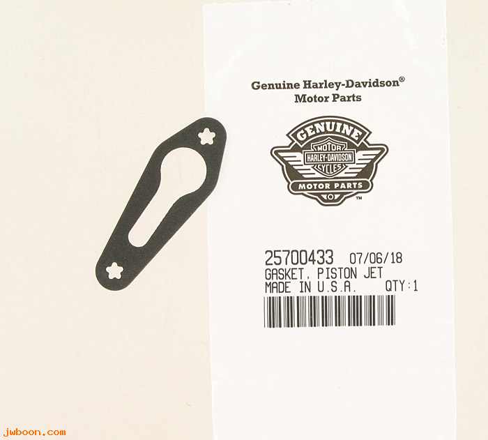   25700433 (25700433): Gasket, piston jet - NOS