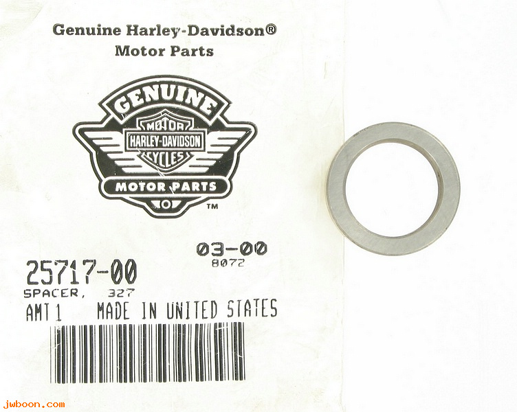   25717-00 (25717-00): Spacer  .327" - NOS - Twin Cam '01-'06