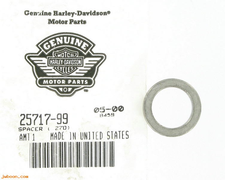   25717-99 (25717-99): Spacer  .270" - NOS - Twin Cam '99-'00