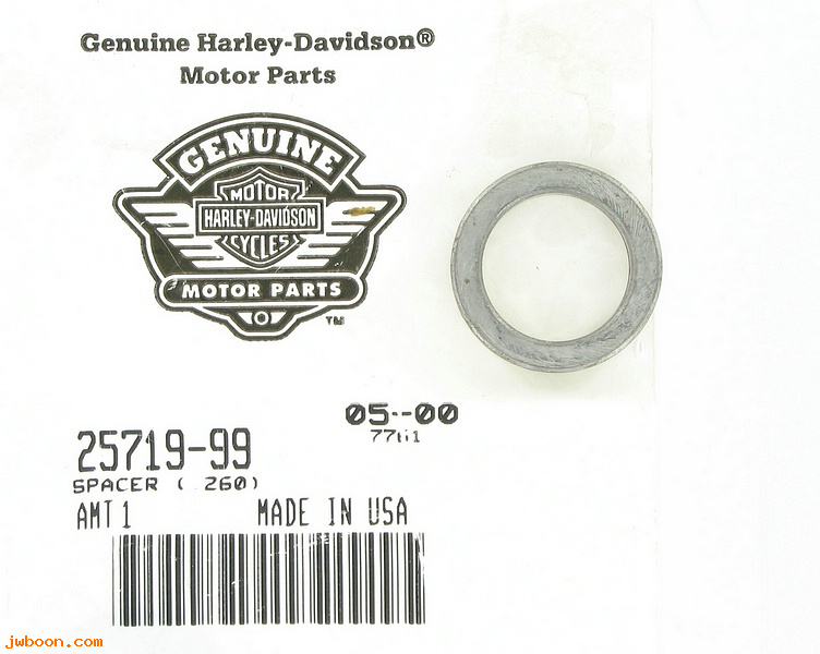   25719-99 (25719-99): Spacer  .260" - NOS - Twin Cam '99-'00