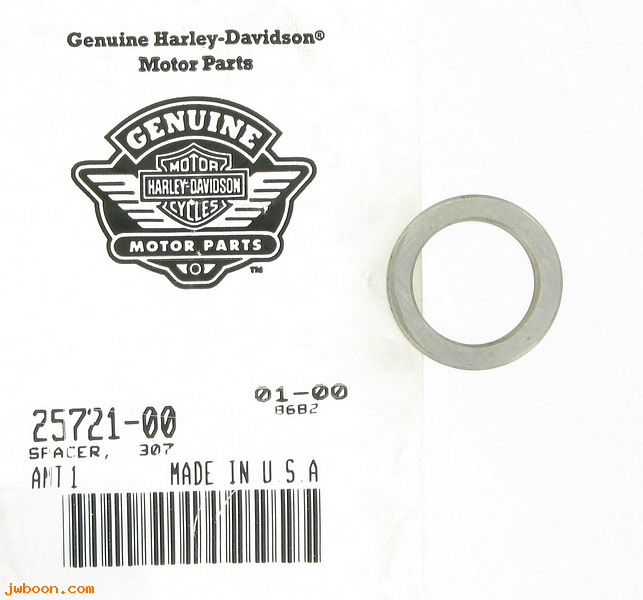   25721-00 (25721-00): Spacer  .307" - NOS - Twin Cam '01-'06