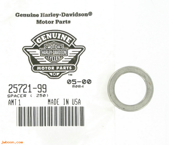   25721-99 (25721-99): Spacer  .250" - NOS - Twin Cam '99-'00