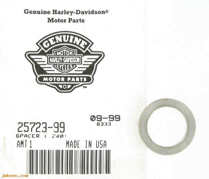   25723-99 (25723-99): Spacer  .240" - NOS - Twin Cam '99-'00