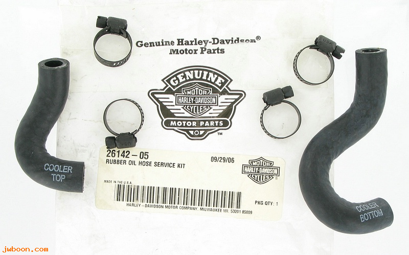   26142-05 (26142-05): Service kit - oil cooler hoses - NOS - Softails '00-