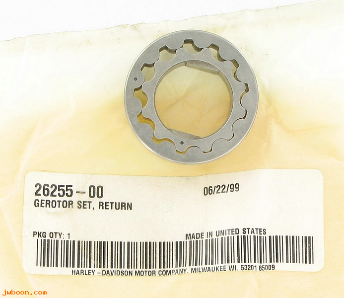   26255-00 (26255-00): Gerotor set, return - oil pump - NOS - Twin Cam '00-'06