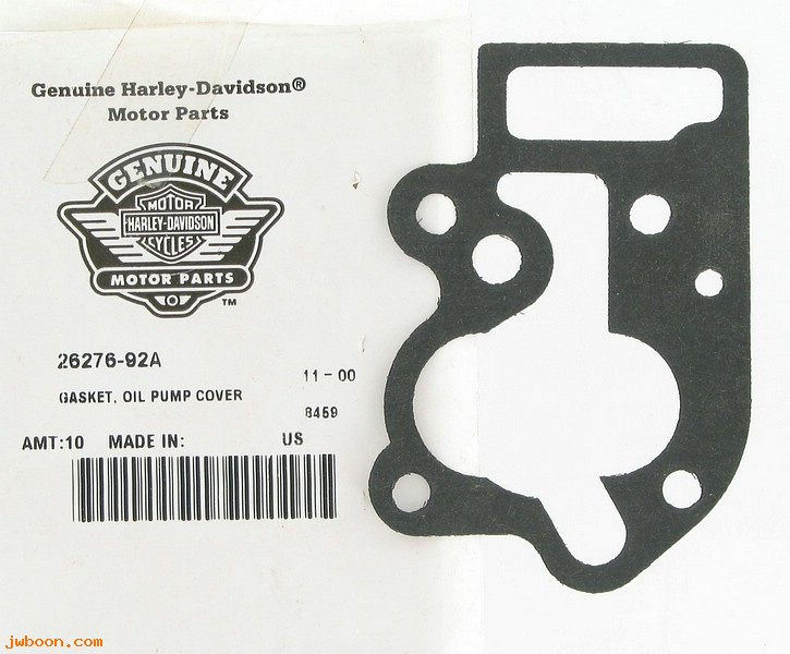   26276-92A (26276-92A): Gasket, oil pump cover - NOS - Evo 1340cc '92-'99