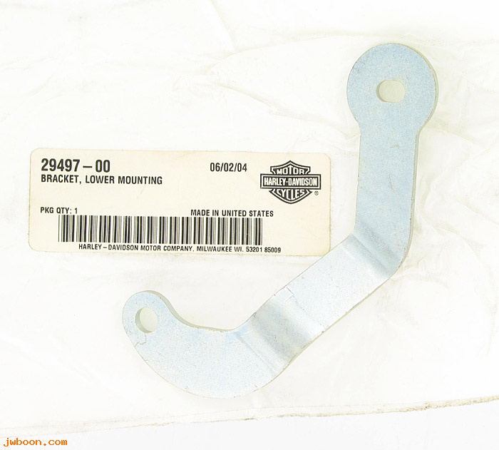   29497-00 (29497-00): Bracket, lower - fan - models with floorboards - NOS