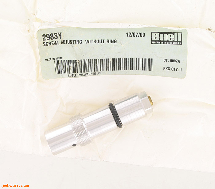       2983Y (    2983Y): Adjuster assembly, with O-ring - NOS - Buell M2 '97-'02