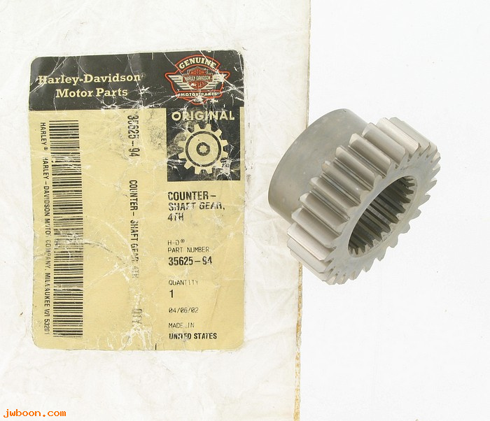   35625-94 (35625-94): Fourth gear - countershaft - NOS - Evo 1340cc, Twin Cam '94-'06