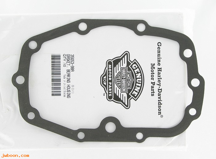   35653-98A (35653-98A): Gasket - bearing housing - NOS - Twin Cam '99-'06