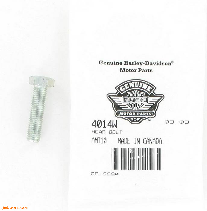       4014W (    4014W): Bolt, 5/16"-24 x 1-1/4" hex head - grade 5 - NOS - XLCR FL,FLH,FX