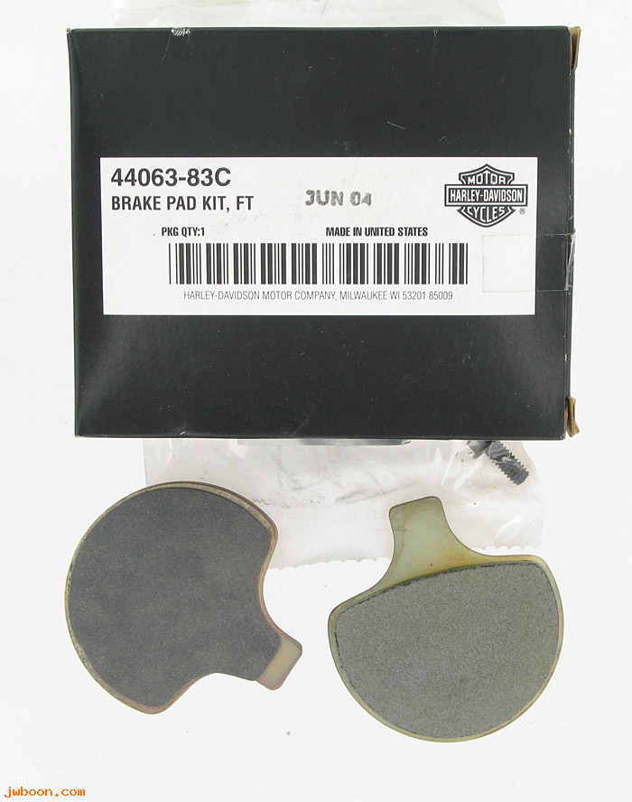   44063-83C (44063-83C): Brake pad kit - front - NOS - XL, FLT, FXR, FXST, FLST, FXD