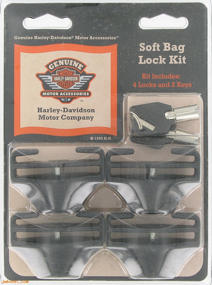   46109-98 (46109-98): Soft bag lock kit  (Set of 4) - NOS