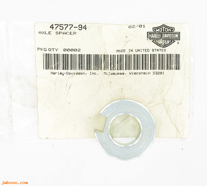   47577-94 (47577-94): Spacer, axle - NOS - Softail, FXST '93-'99