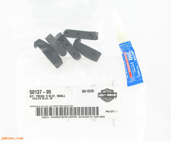   50137-95 (50137-95): Airfoil footpeg service kit, 5-slot, small - NOS - fits 50134-95