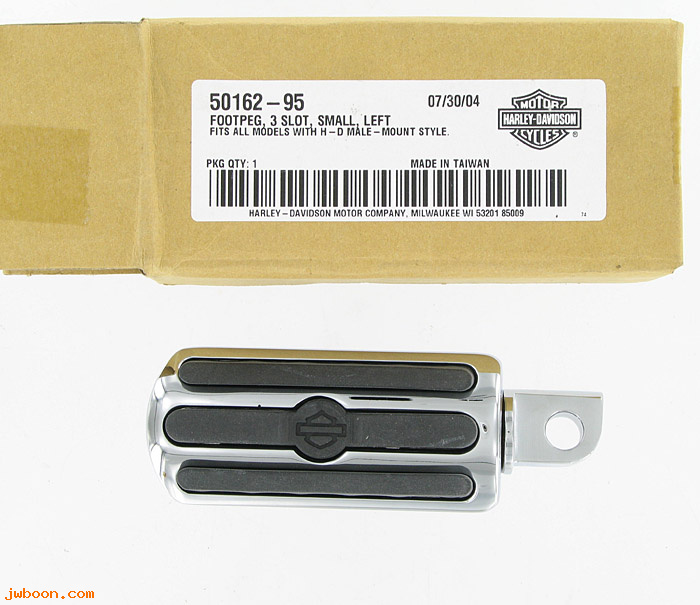   50162-95 (50162-95): Footpeg, 3-slot, small - left - NOS