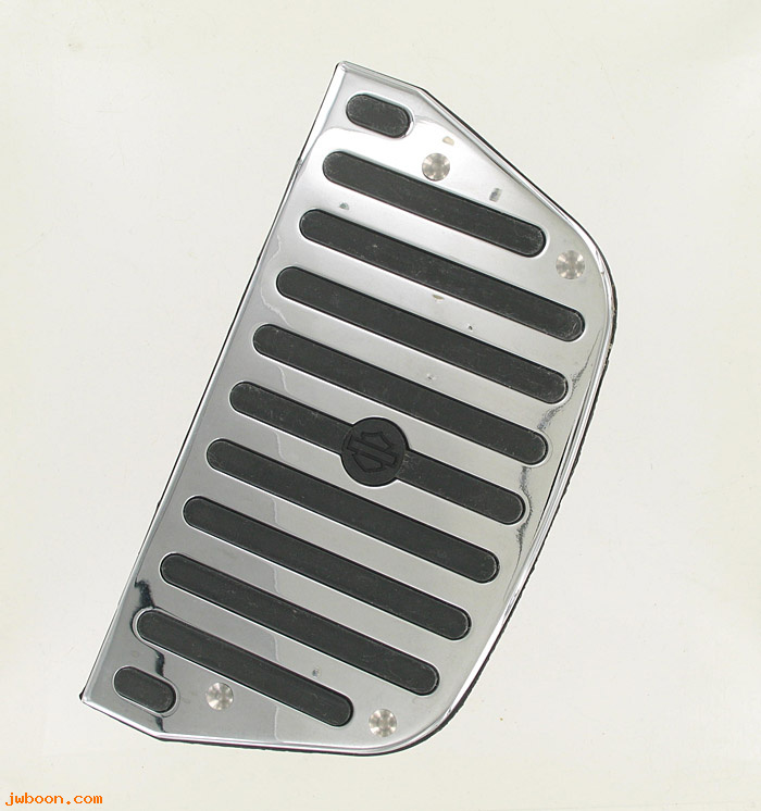   50186-96 (50186-96): Passenger footboard insert, right - chrome & rubber collection