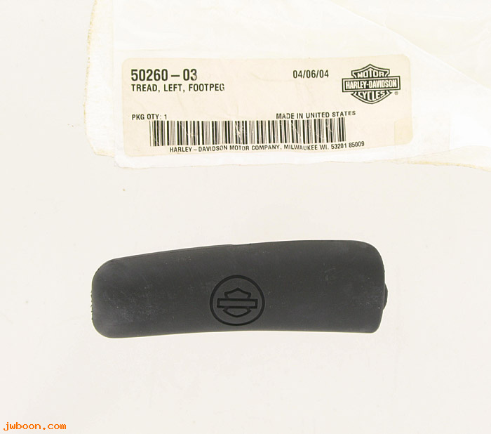   50260-03 (50260-03): Tread, left - footpeg - NOS