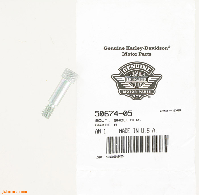   50674-05 (50674-05): Shoulder bolt, footboard - grade 8 - NOS