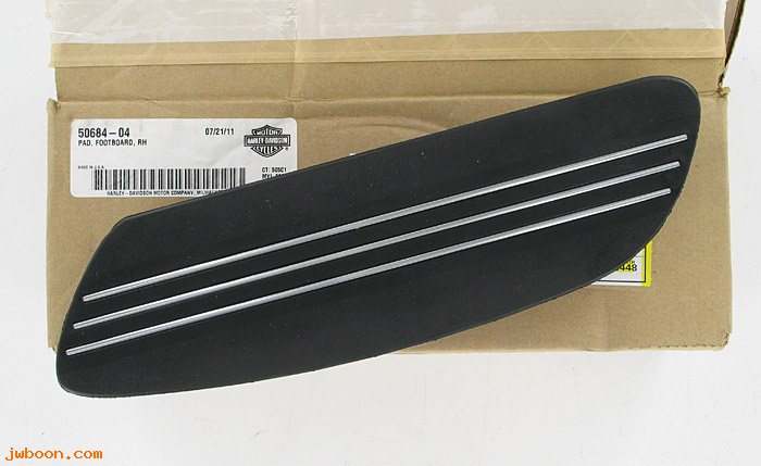   50684-04 (50684-04): Footboard pad - right - NOS