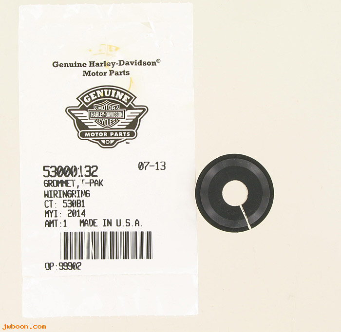   53000132 (53000132): Grommet, Tour-pak wiring - NOS