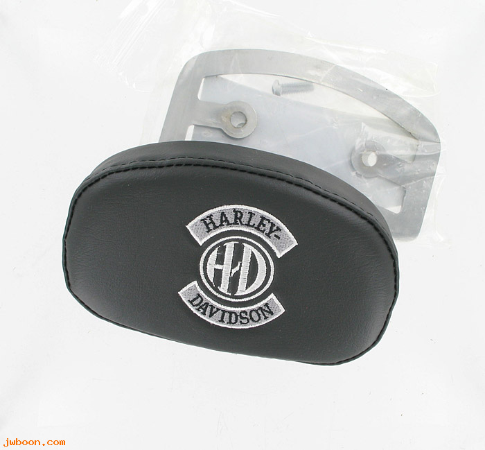   53023-98 (53023-98): Short rail backrest pad, with embroidered logo - NOS