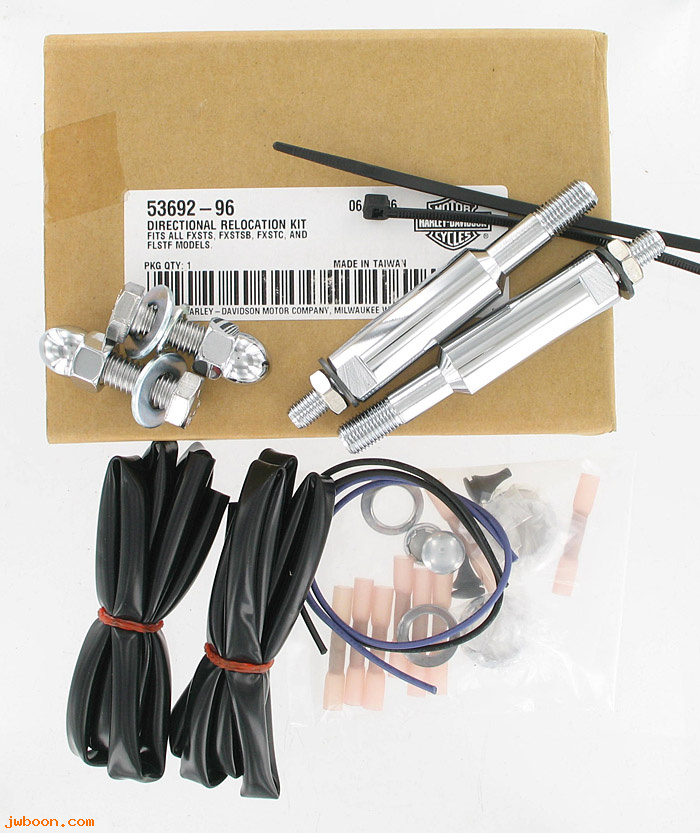   53692-96 (53692-96): Directional relocation kit - NOS - FXST/C/S/SB, FLSTF '84-'99